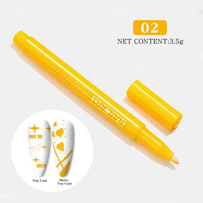 1 Pc Waterproof Nail Art Graffiti Pen