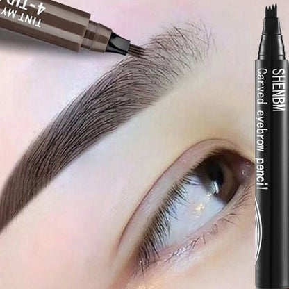 Waterproof 4 Points Eyebrow Pen