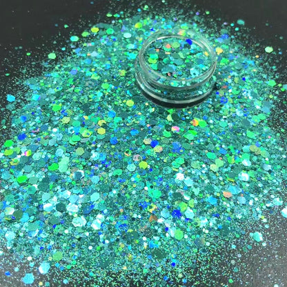 10g/Bag Iridescent Art Glitter Sequins Holographic Nail