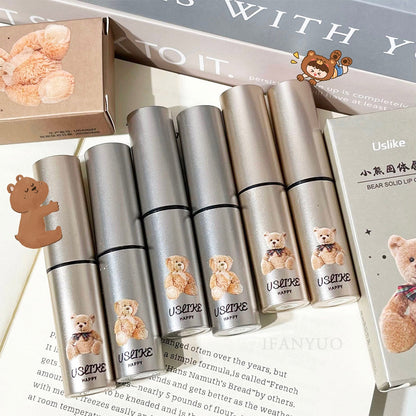 2023 Cute Bear Solid Lip Gloss Color Water