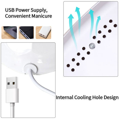 MDS802 18 UV LEDs Gel Drying Lamp Mini Screen Nail
