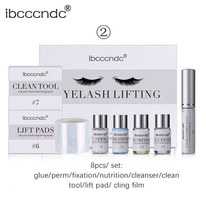 2023 New Lash Lift Set Eyelash Perm Kit Lash Curling Eyelash Extensions Eyelash Makeup Tool Cling Film Lifting Pad Dropshipping