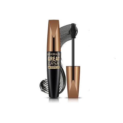 Waterproof 4D Fiber Eyelash Makeup Black  Mascara Cosmetics