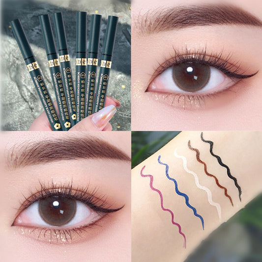 Matte White Black Liquid Eyeliner Pencil Waterproof