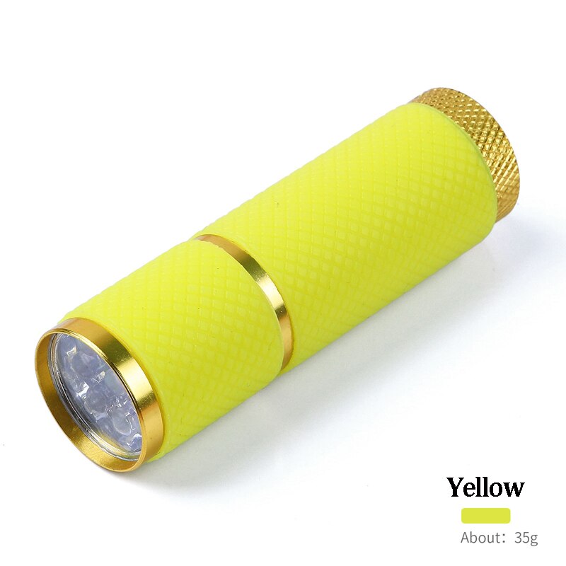 Mini 9 LED Flashlight Nail Dryer UV Light Lamp
