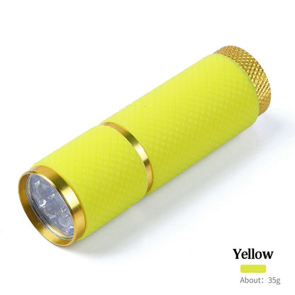 Mini 9 LED Flashlight Nail Dryer UV Light Lamp