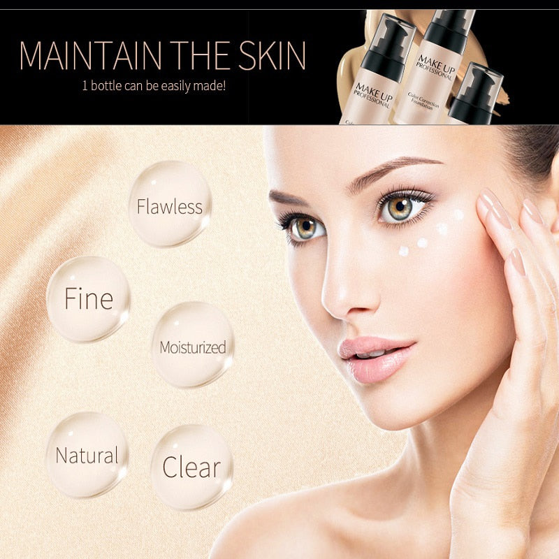40ml  Liquid Foundation  Moisturizing  Matte Oil