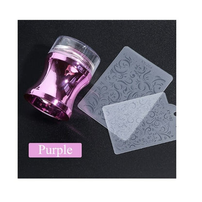 Transparent Nail Stamp With Scraper