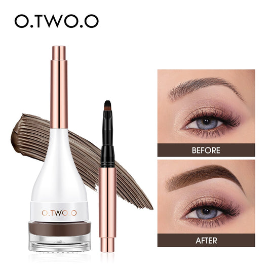 O.TWO.O Eyebrow Pomade Mascara Gel with Brush