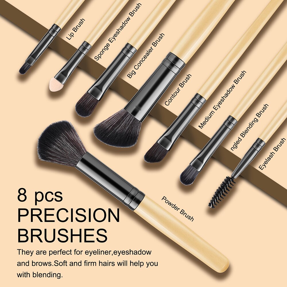 13pcs Makeup Cosmetics Concealer Brush